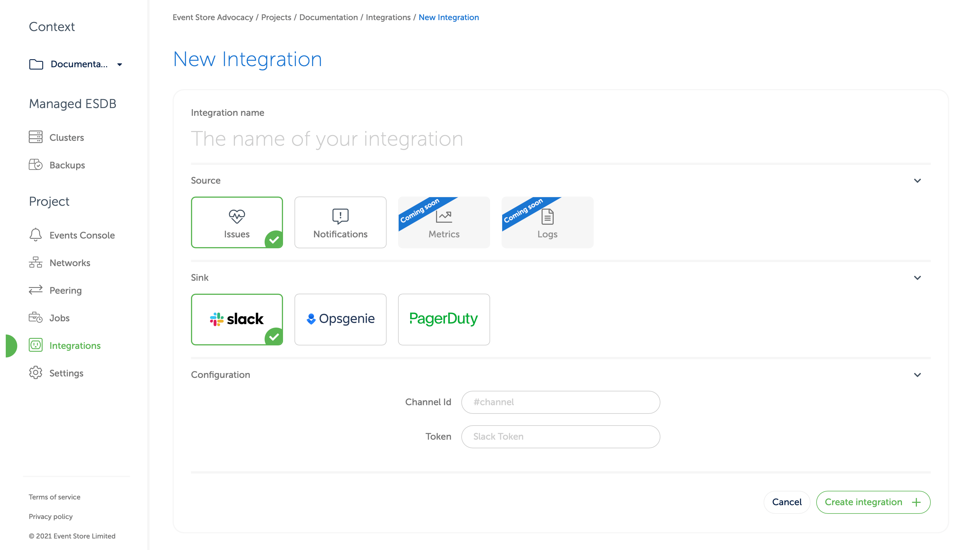 Set your OpsGenie API Key